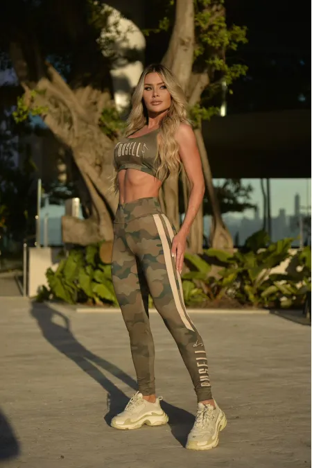 Conjunto Calça Fitness Estampada